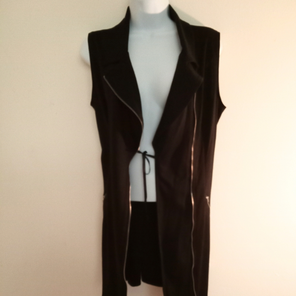 NWOTπ FREE GIFT IS INCLUDED πDiagonal Zipper Metal Stretchable Dress Midi - Picture 9 of 15